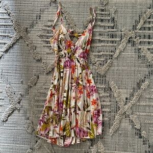 Angie Multicolor Floral Mini Dress